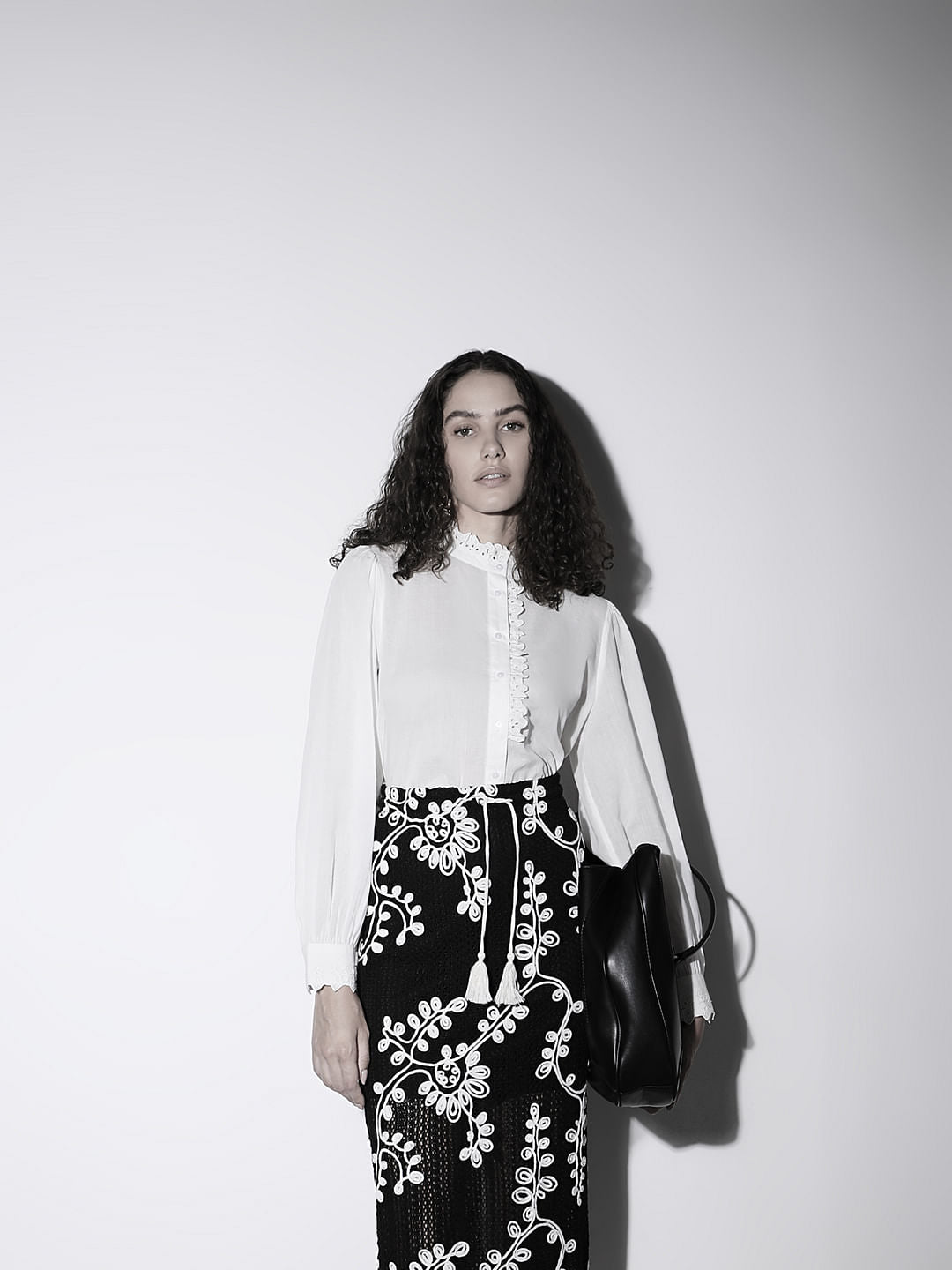 White Full Sleeves Top