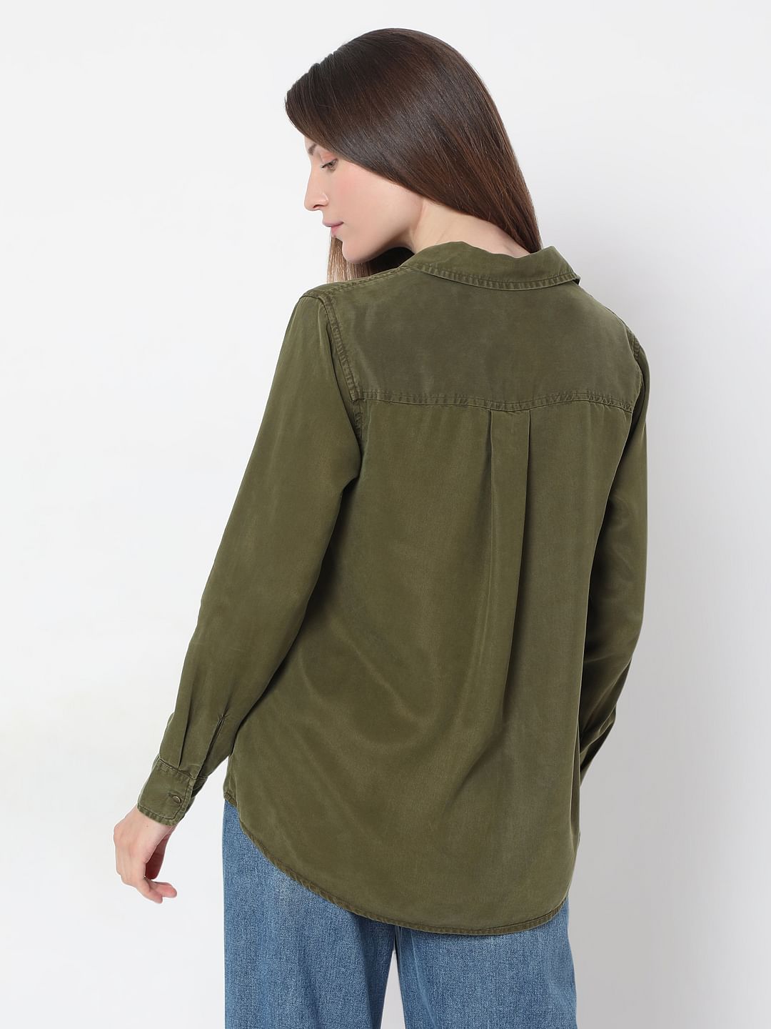 Green Long Sleeves Shirt
