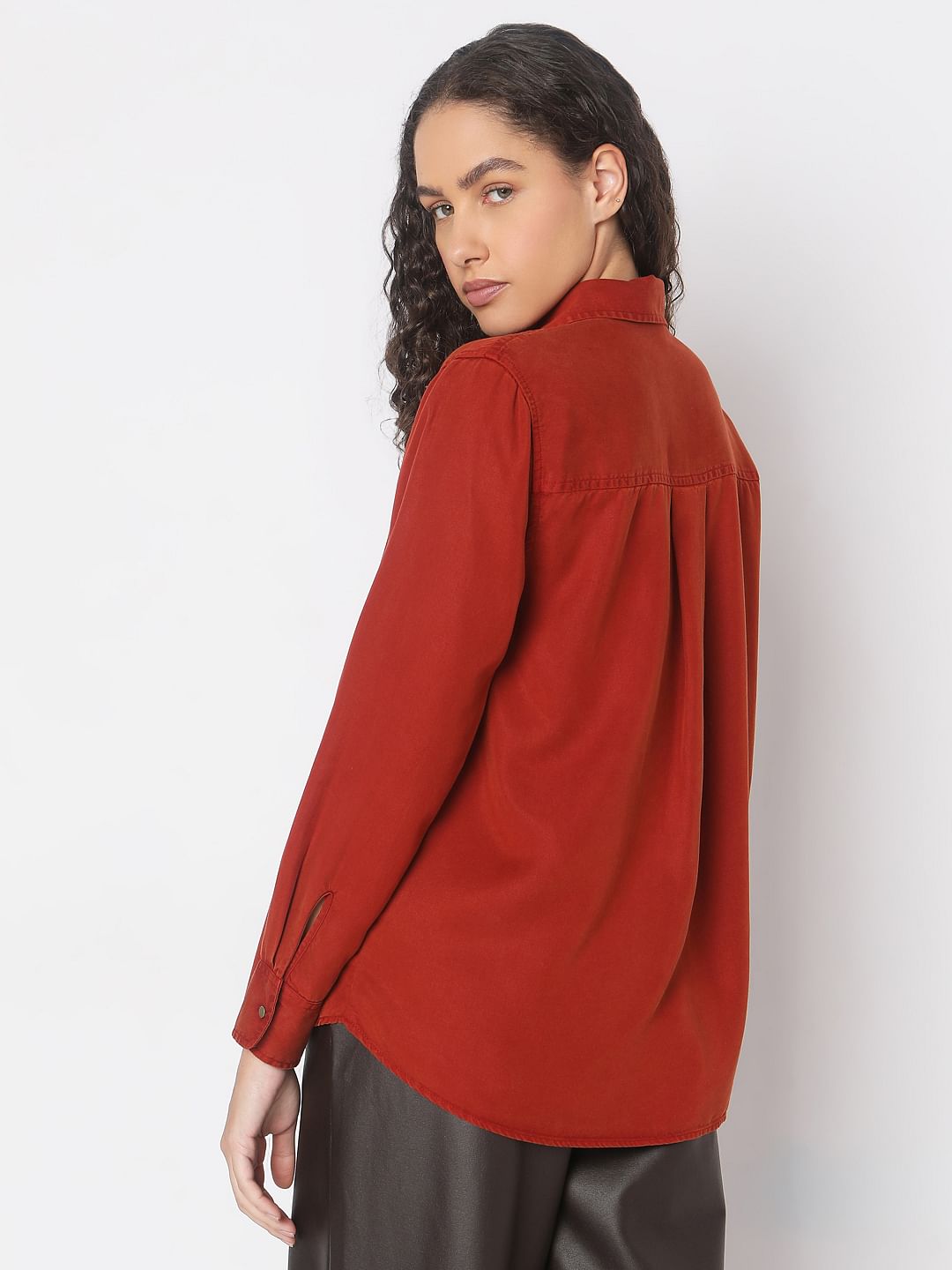 Orange Regular Shirt