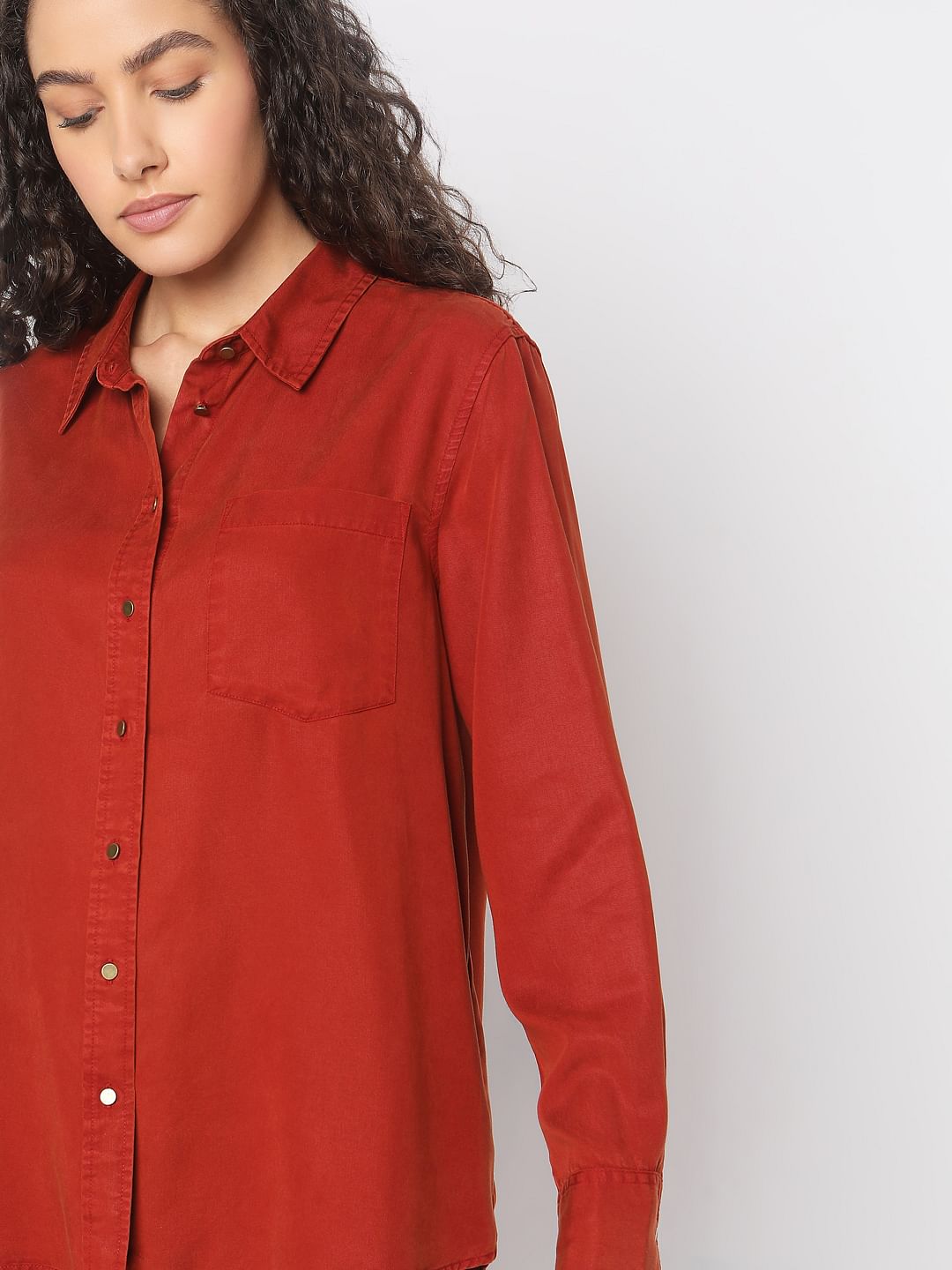 Orange Regular Shirt