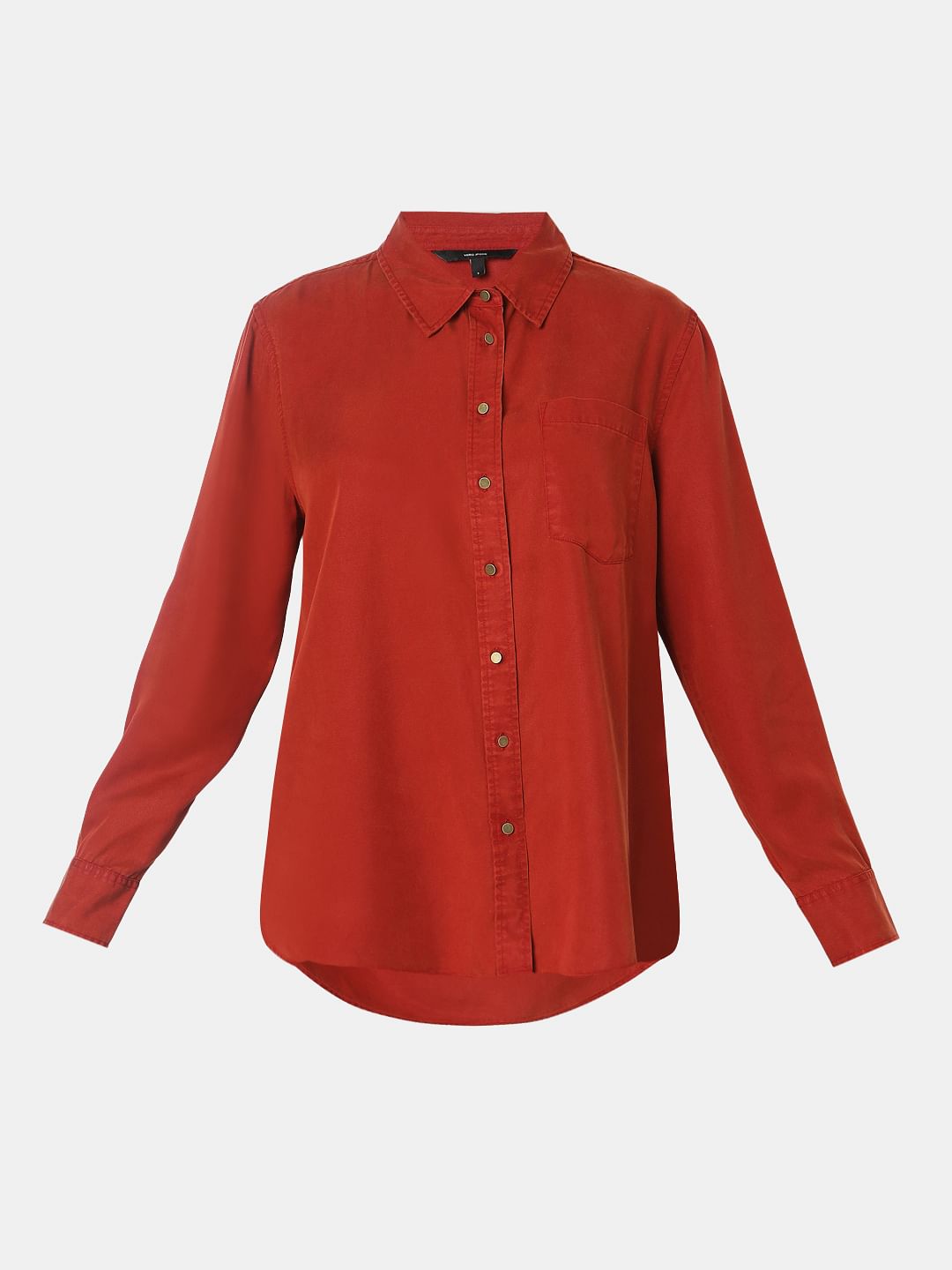 Orange Regular Shirt