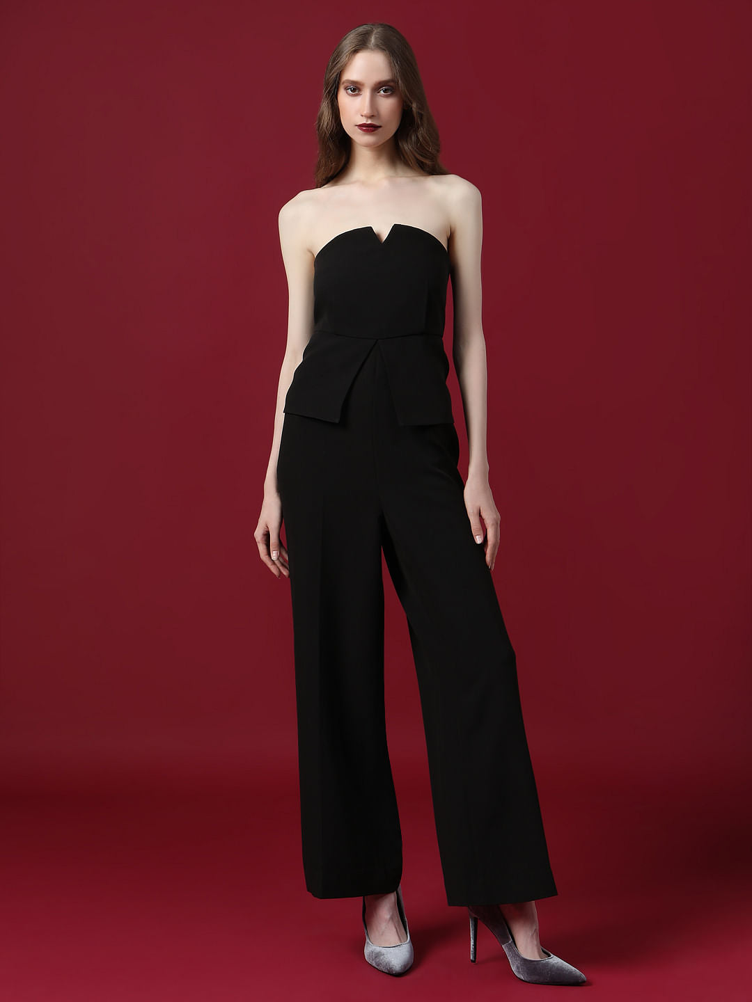 Marquee Black Off-Shoulder Jumpsuit