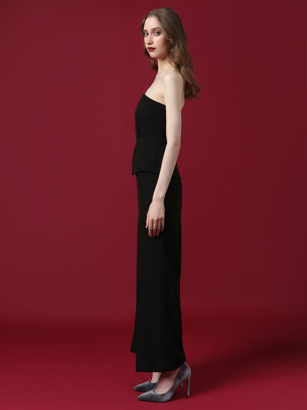 Marquee Black Off-Shoulder Jumpsuit