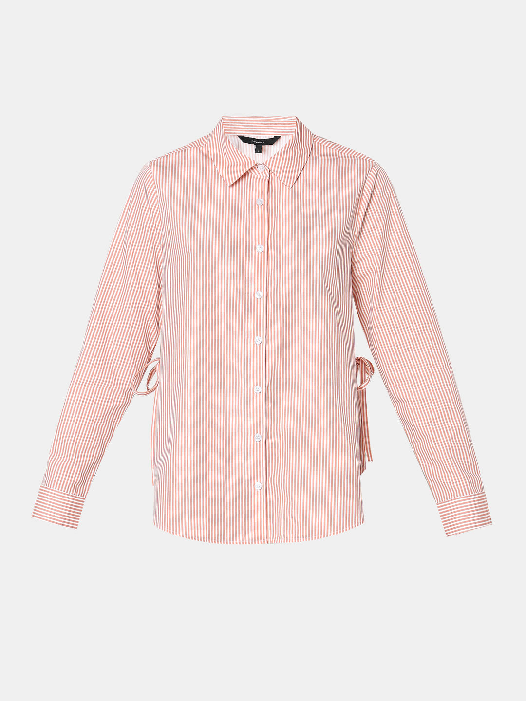 Pink Striped Cotton Shirt
