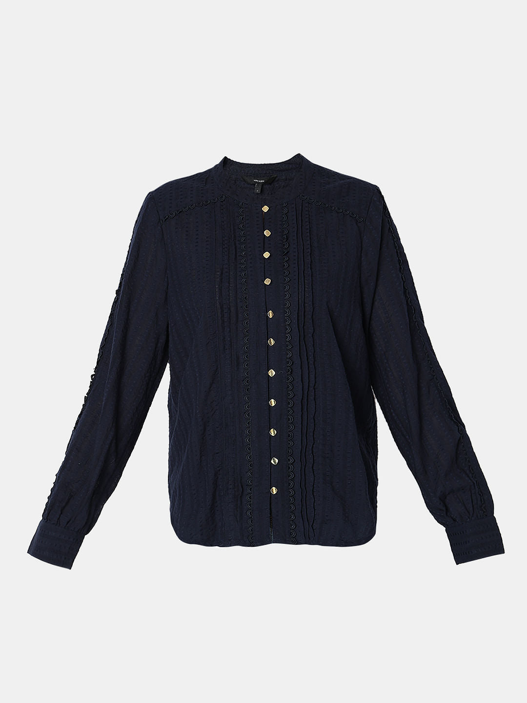 Navy Blue Cotton Top