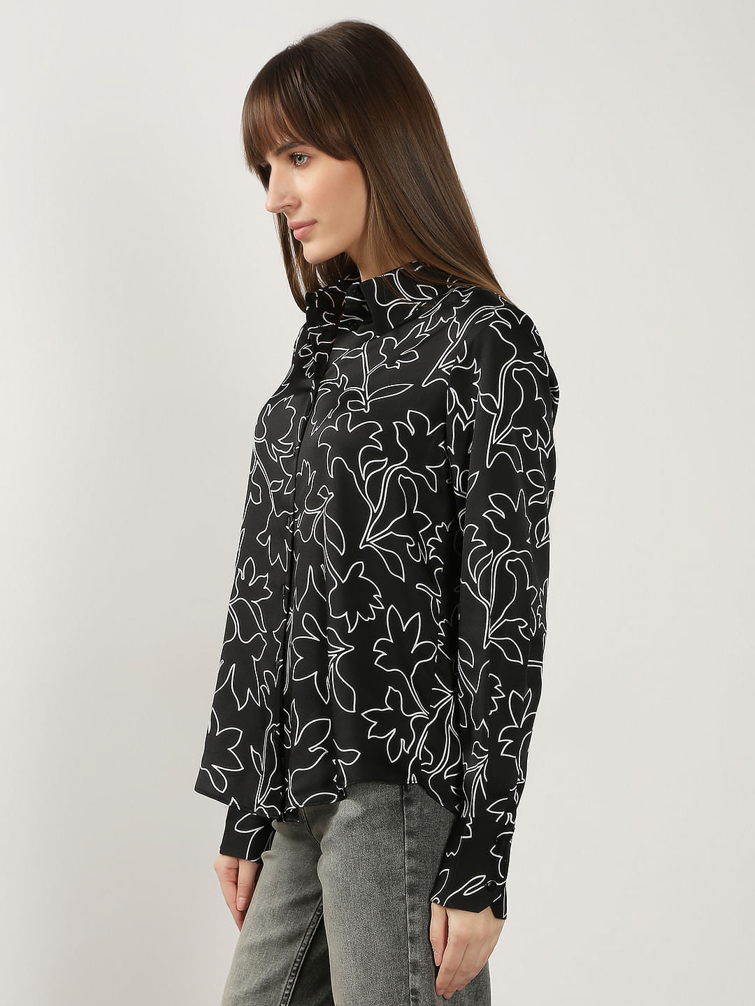 Black Printed Shirt