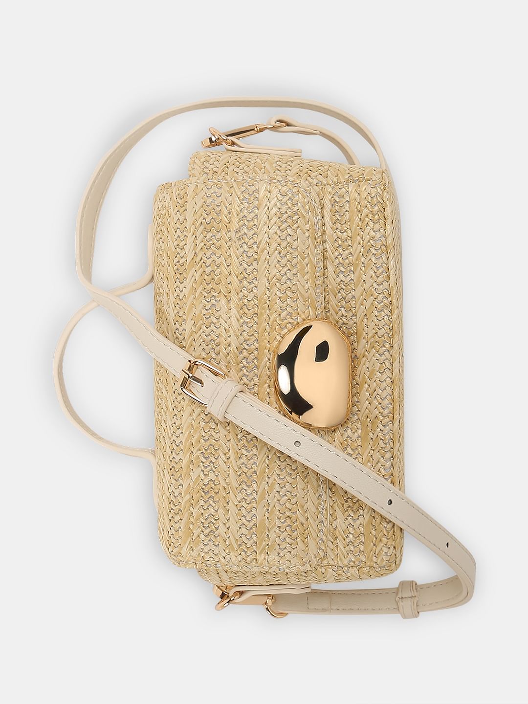 Beige Sling Bag