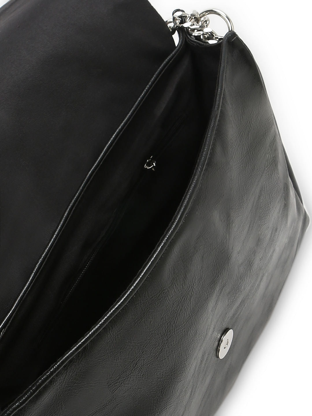 Black Pu Sling Bag