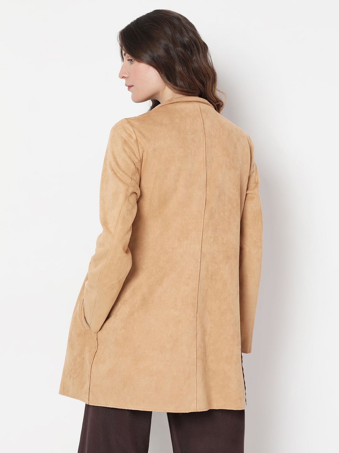 Brown Suede Coat