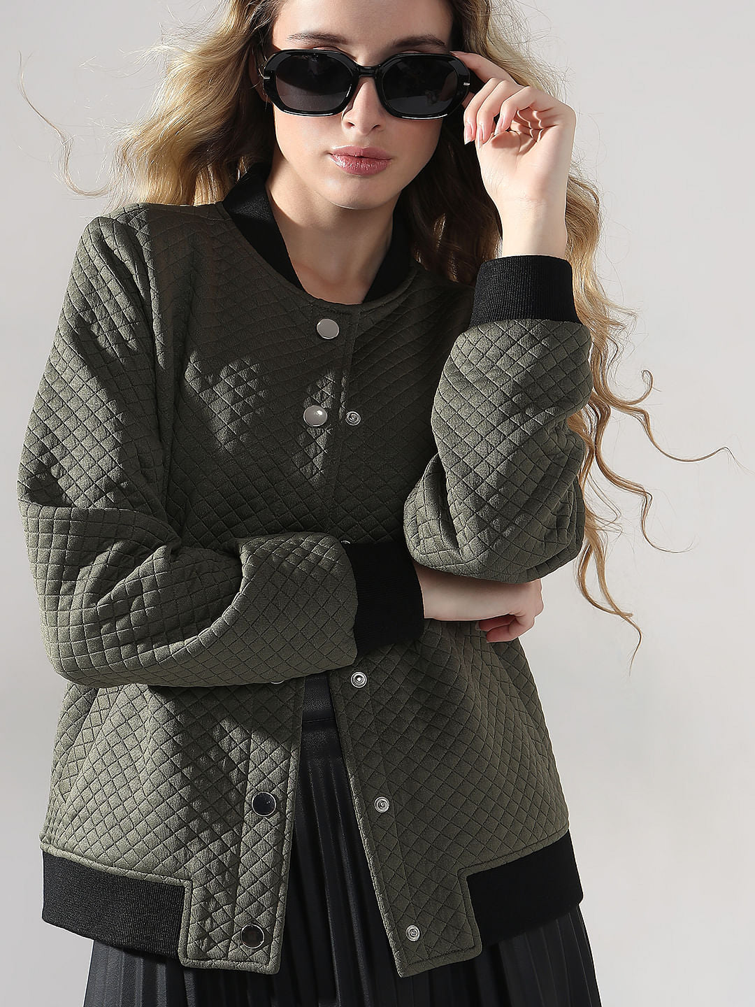 Green Bomber Jacket