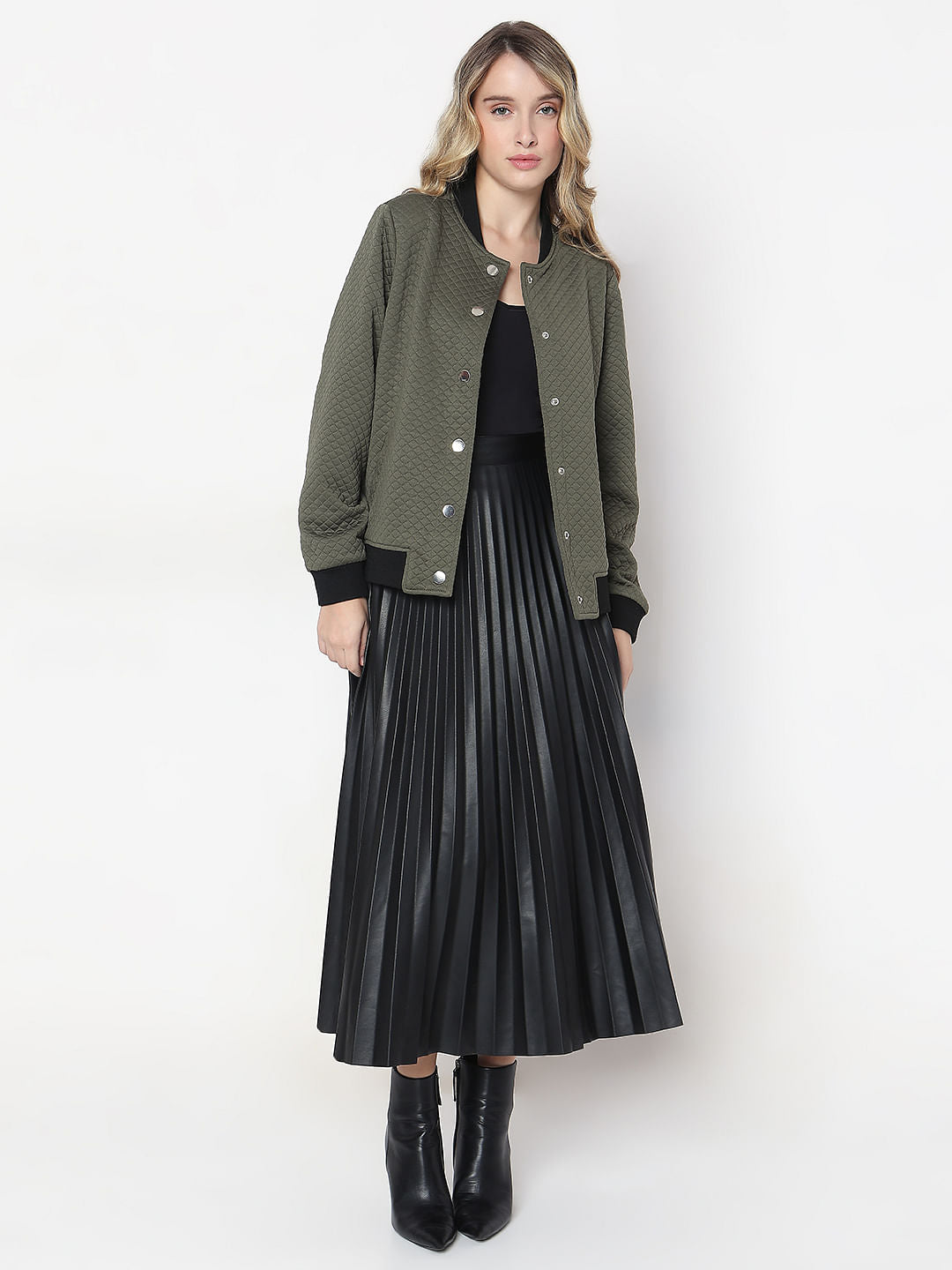 Green Bomber Jacket