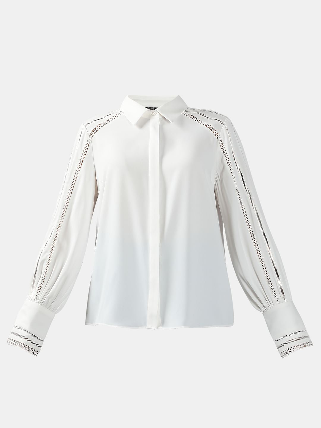 White Full Sleeves Shirt