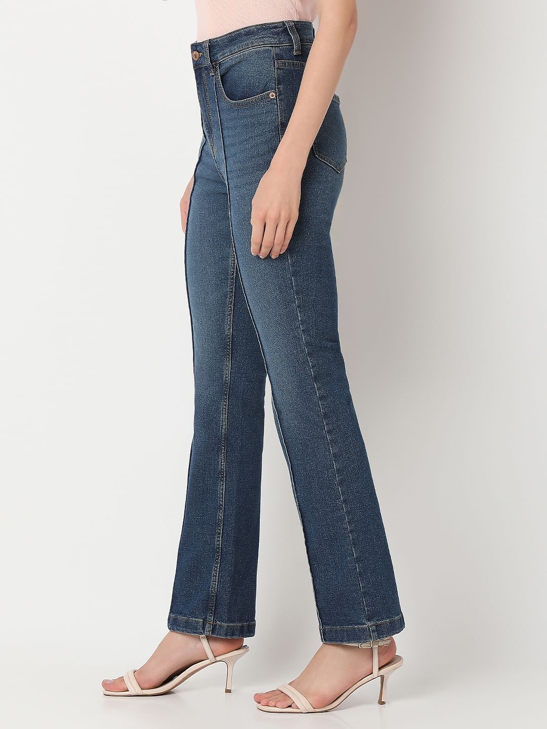 Dark Blue Bootcut Jeans