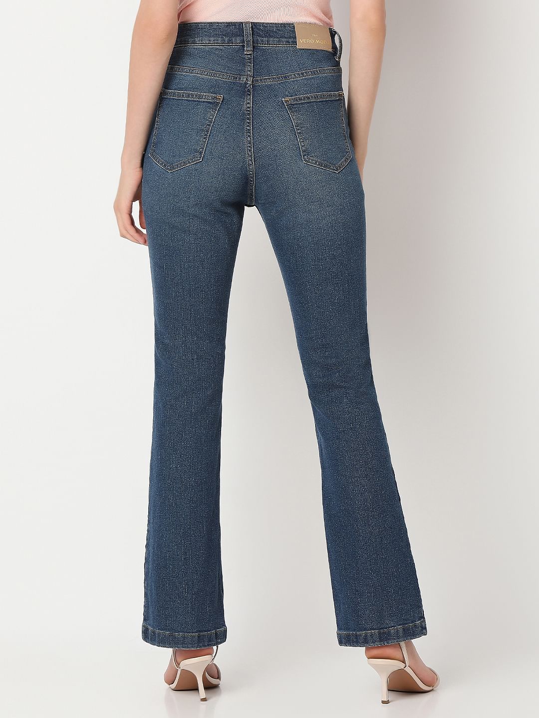 Dark Blue Bootcut Jeans