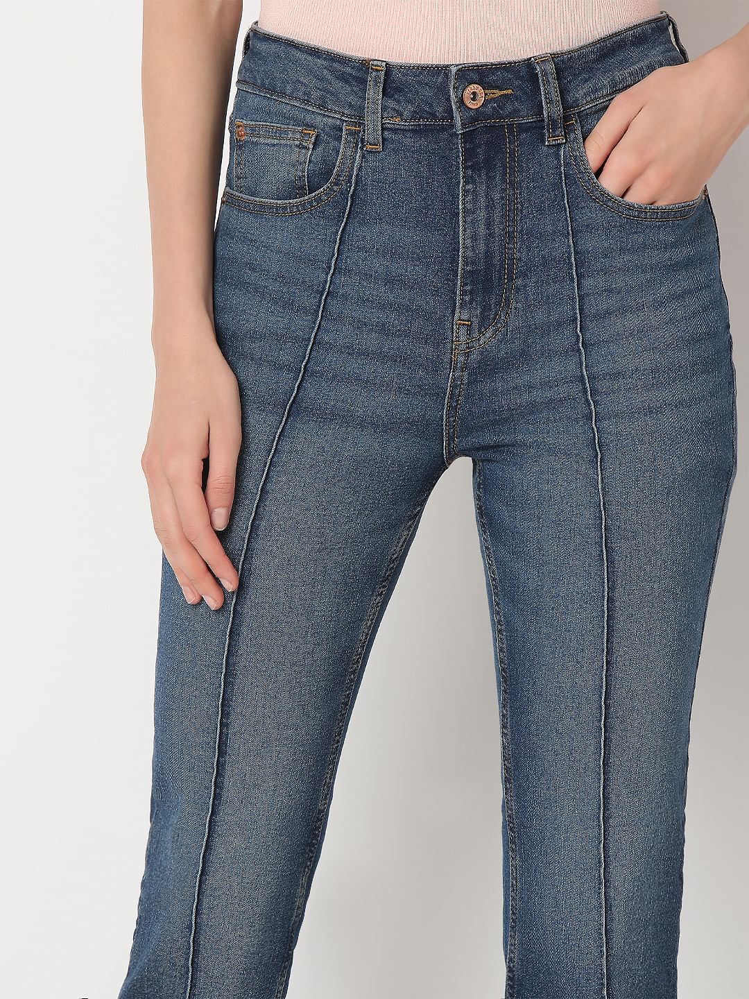 Dark Blue Bootcut Jeans