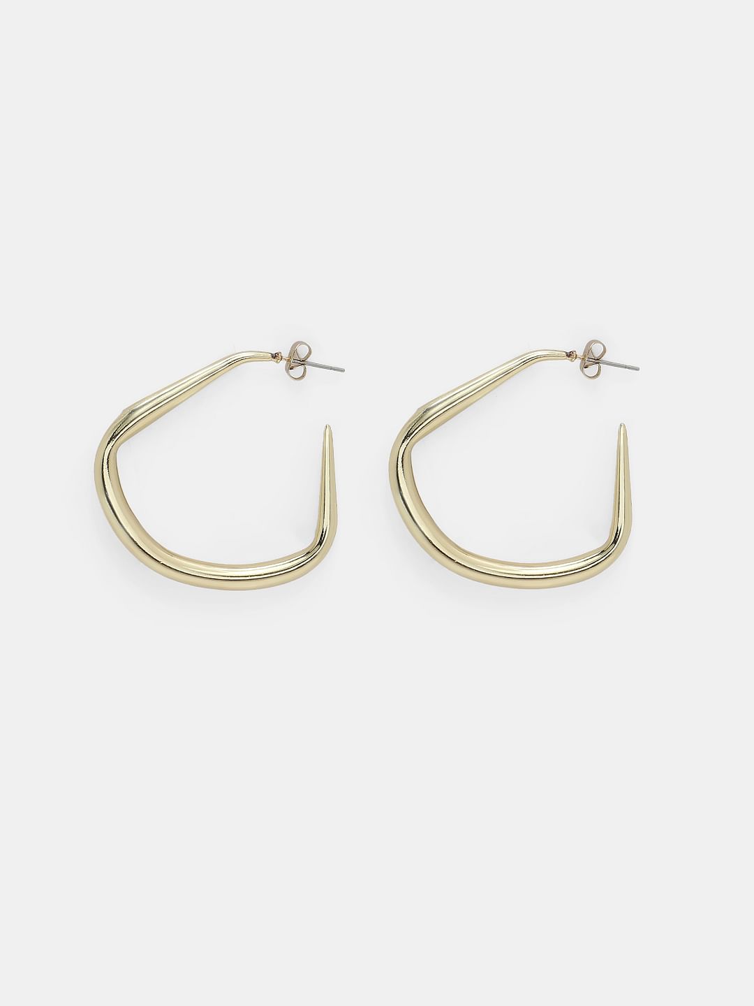 Golden Angular Hoops
