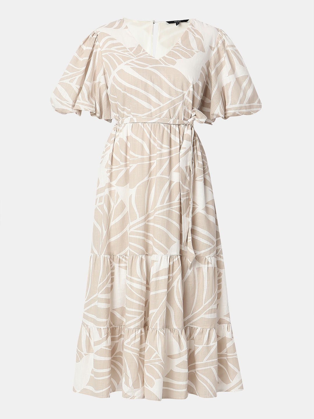 Off-White Printed Midi Dress