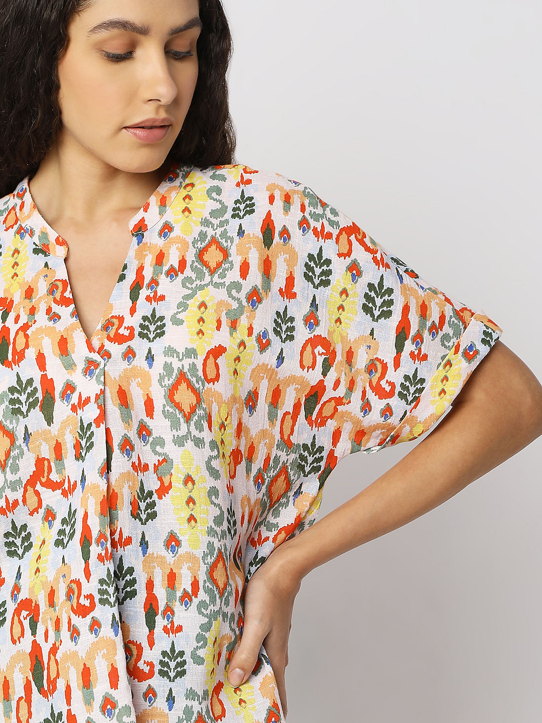 Multi-Colour Printed Top