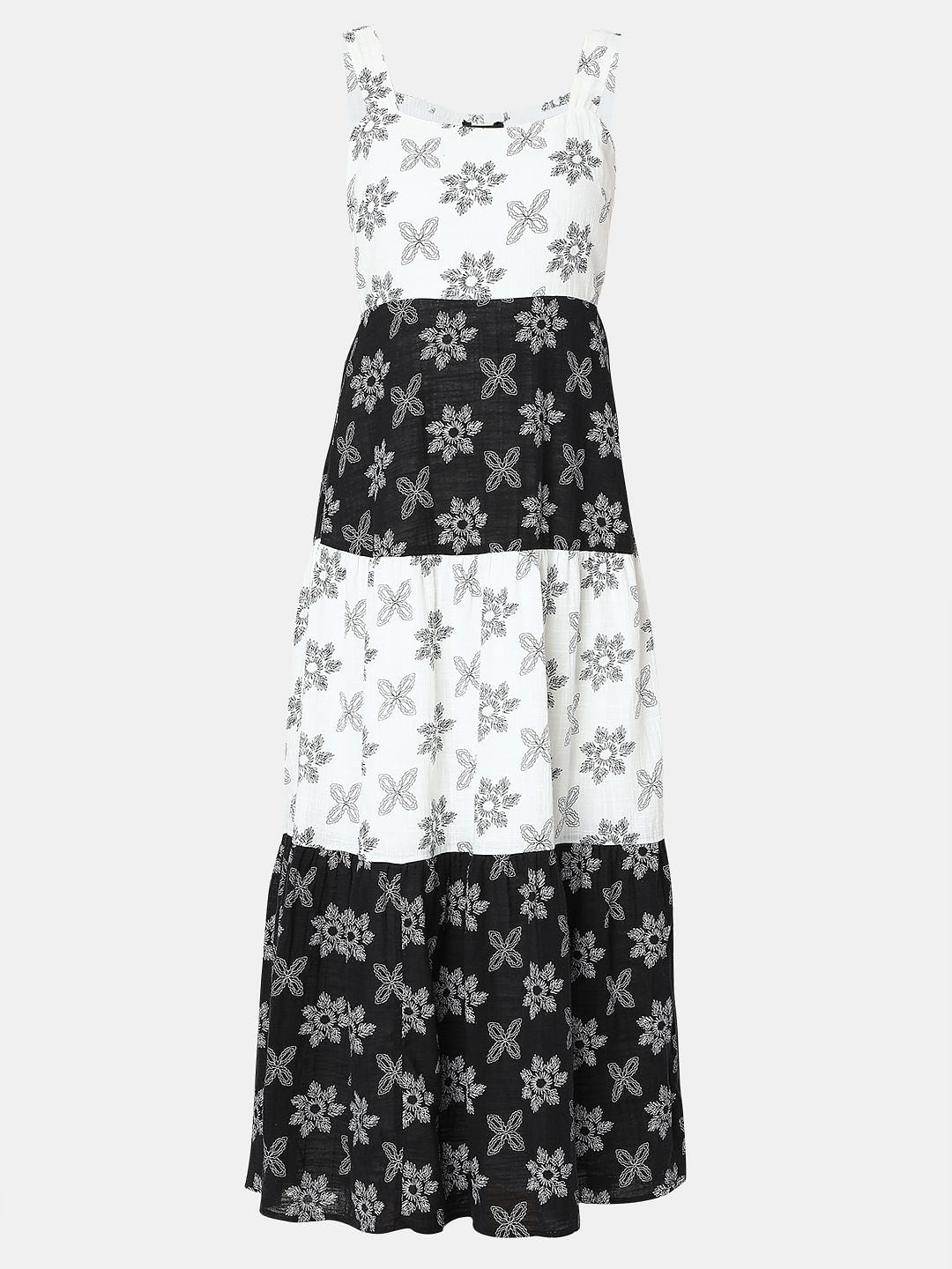 White Embroidered Maxi Dress