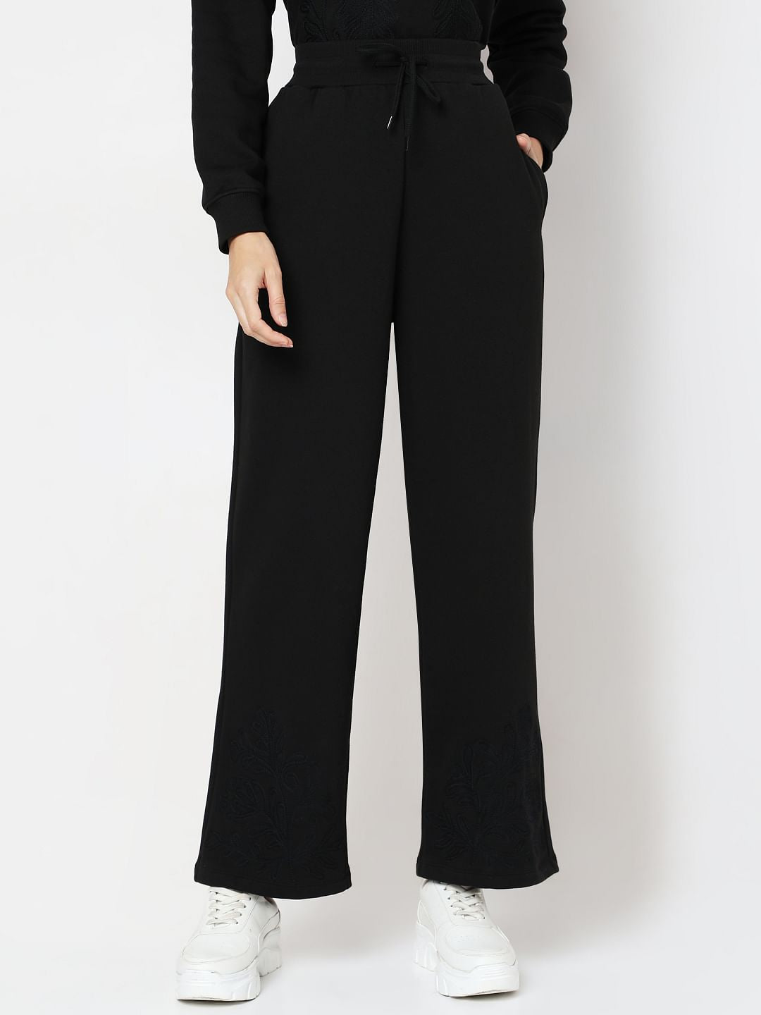 Black Cotton Sweatpant
