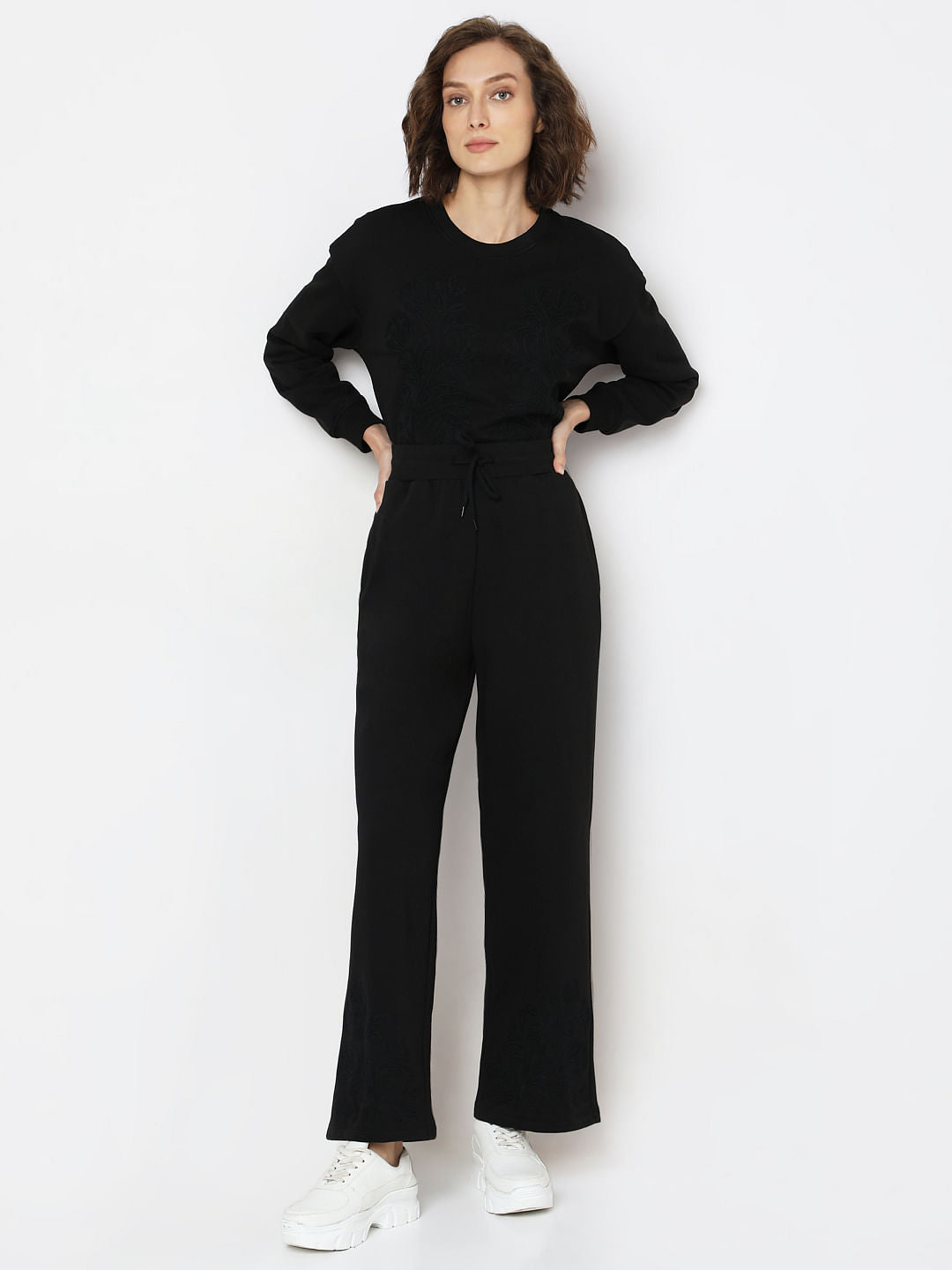 Black Cotton Sweatpant