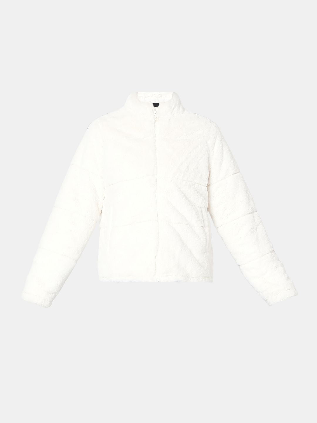 Off-White Faux Fur Jacket