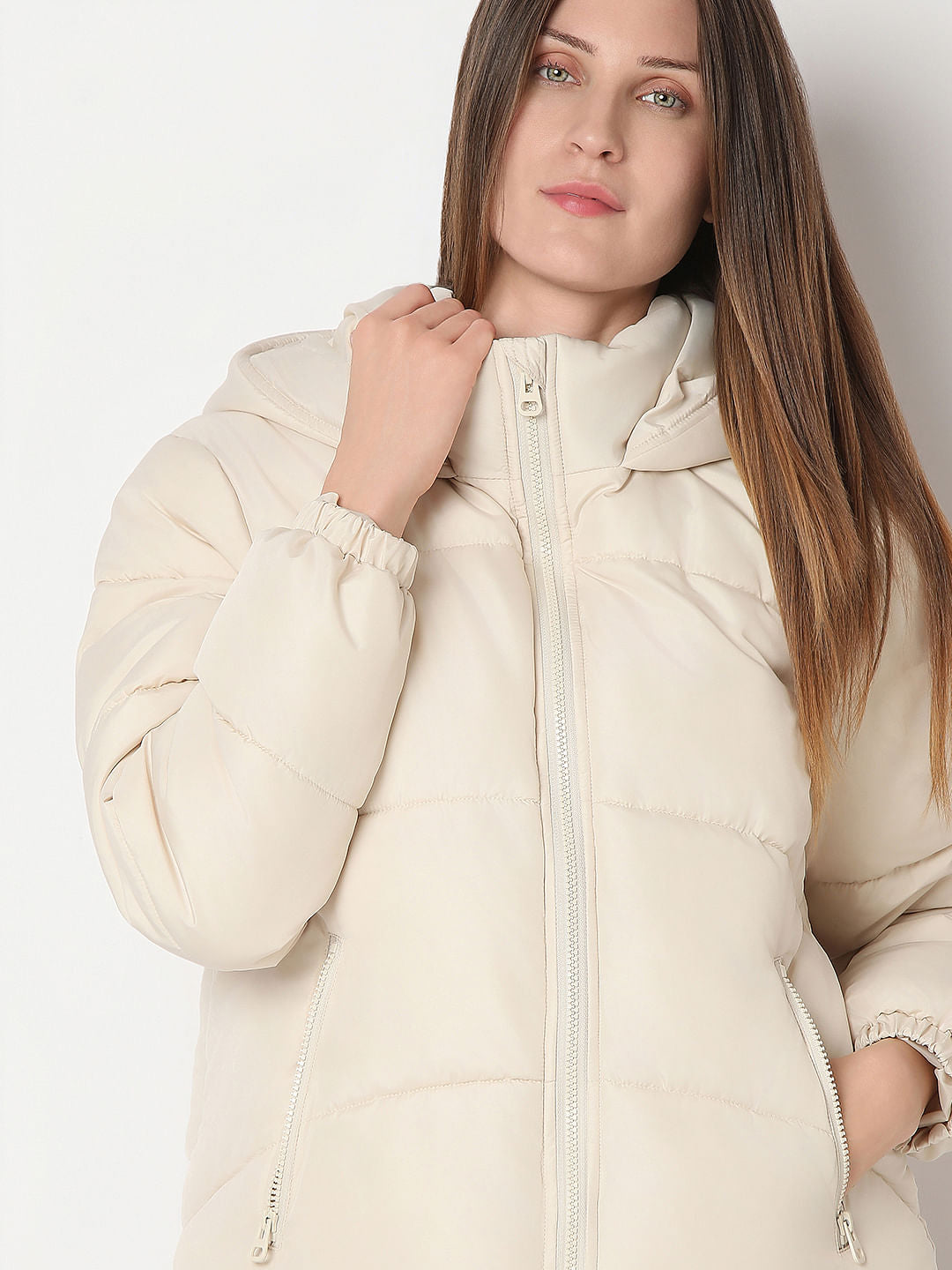 Off-White Hooded Puffer Jacket