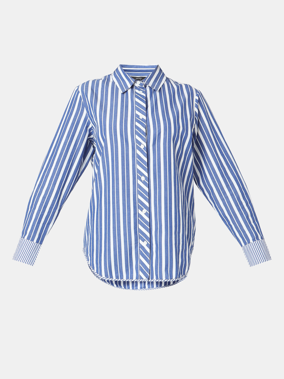 Blue Striped Cotton Shirt