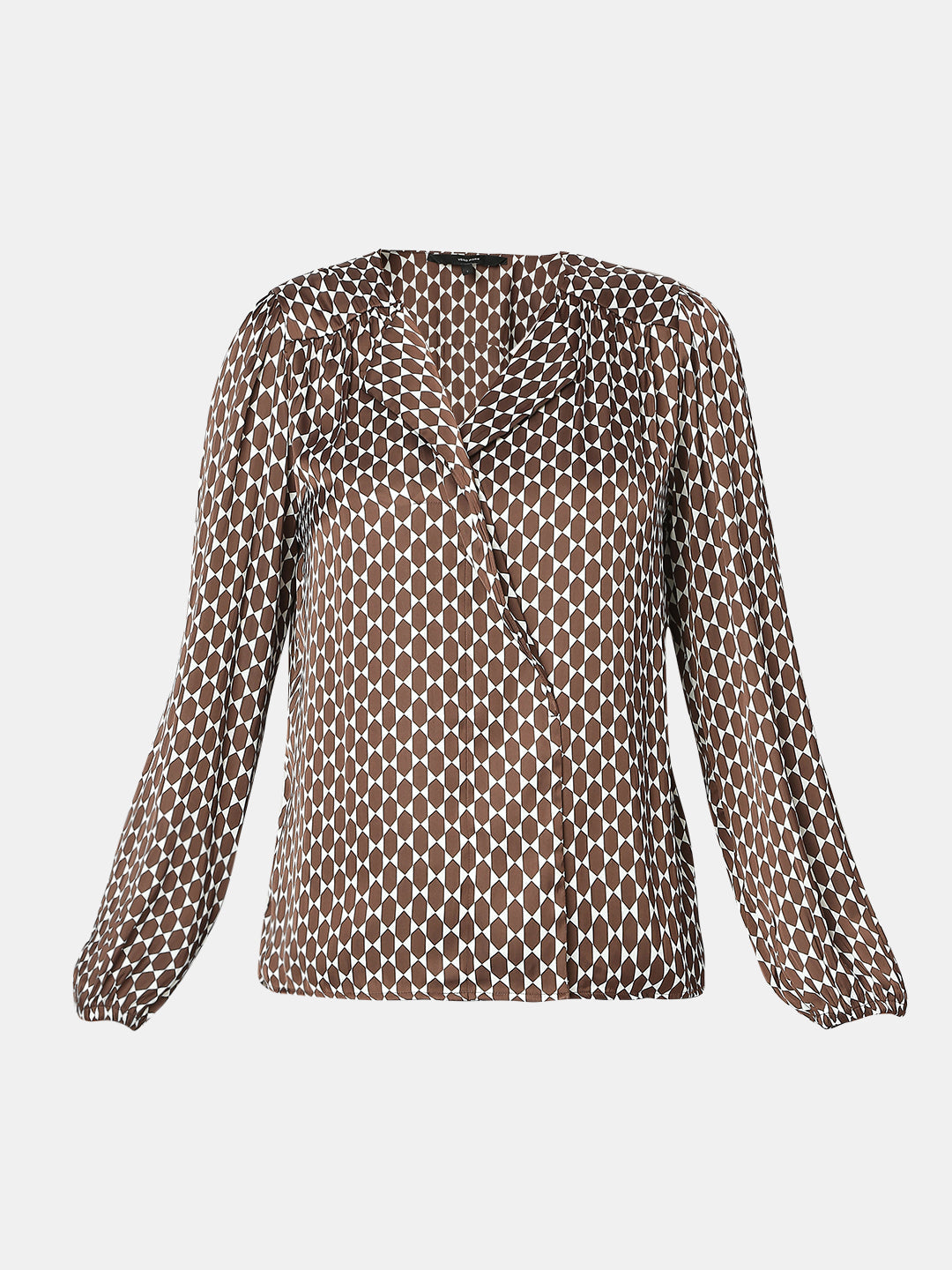 Brown Printed Shirt