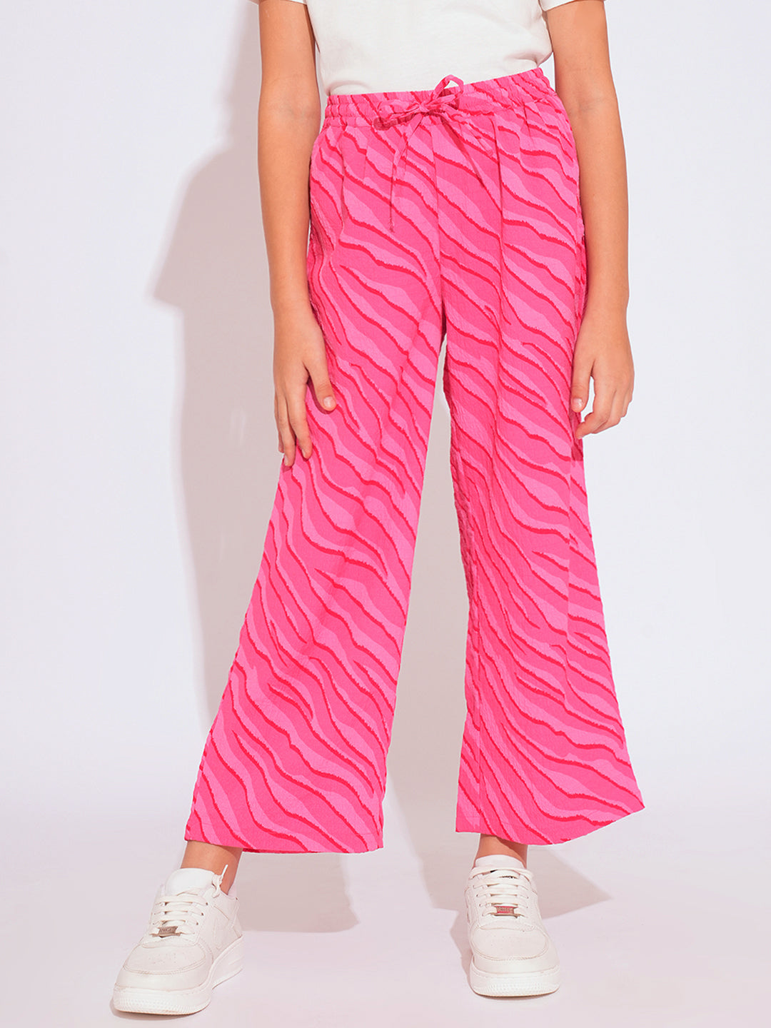 GIRLS Pink Printed Pants