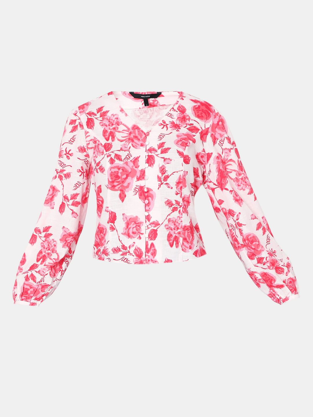 Pink Floral Top