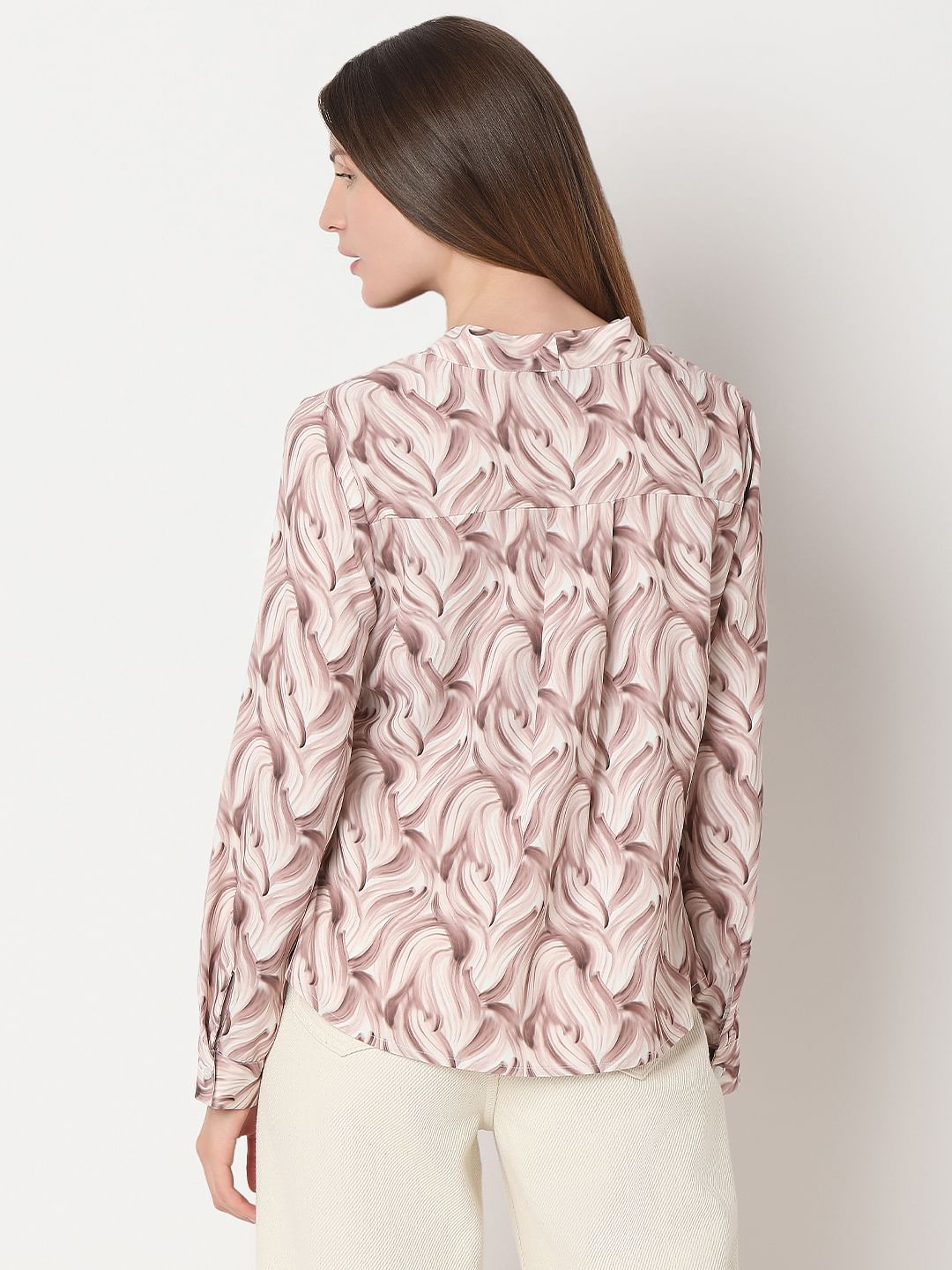 Off-White Printed Top