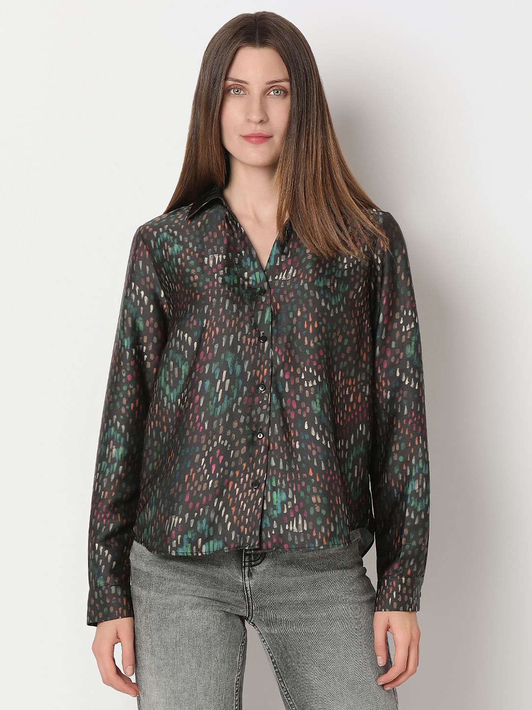 Black Printed Shirt