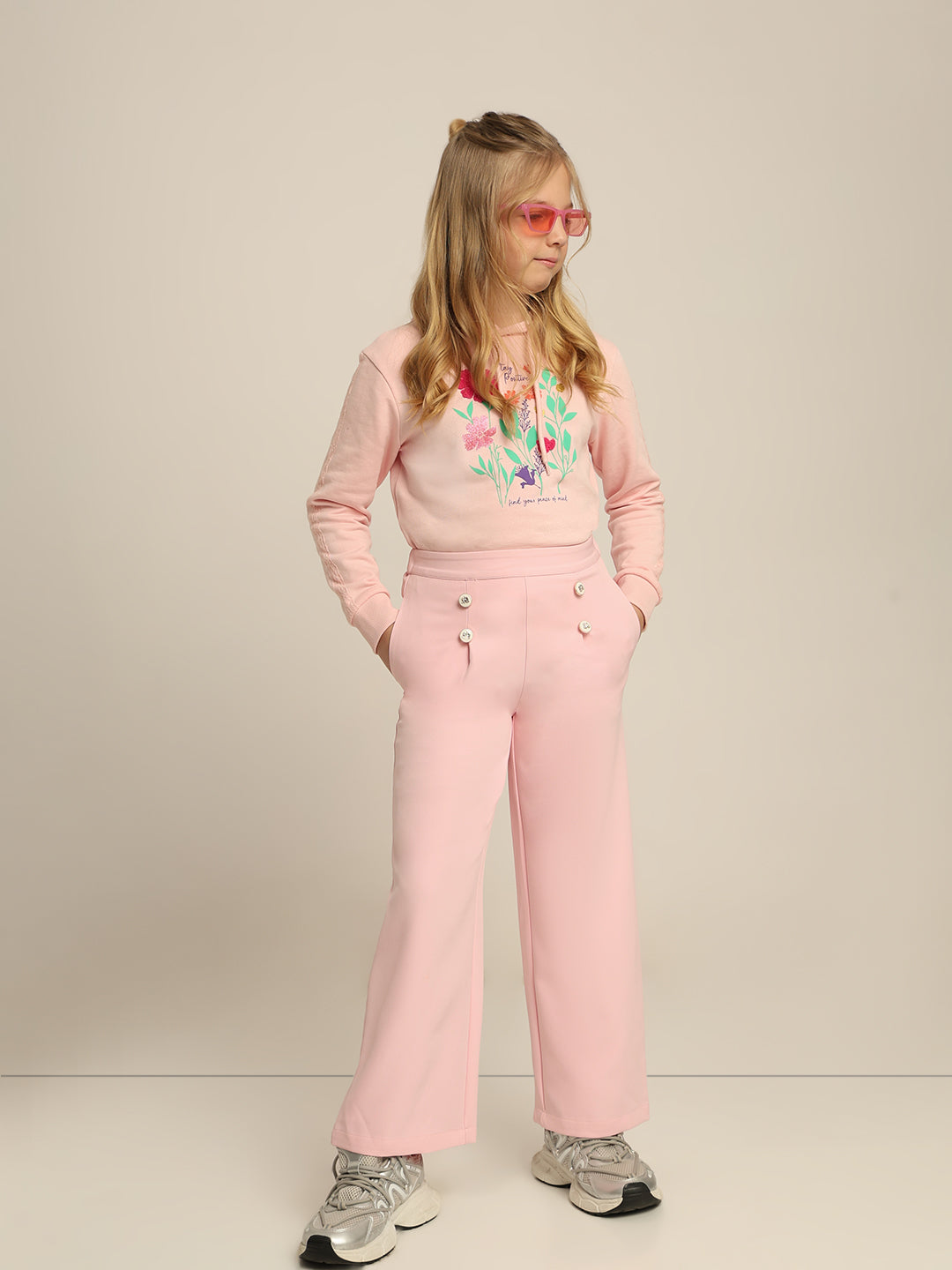 GIRL Pink Flared Pants