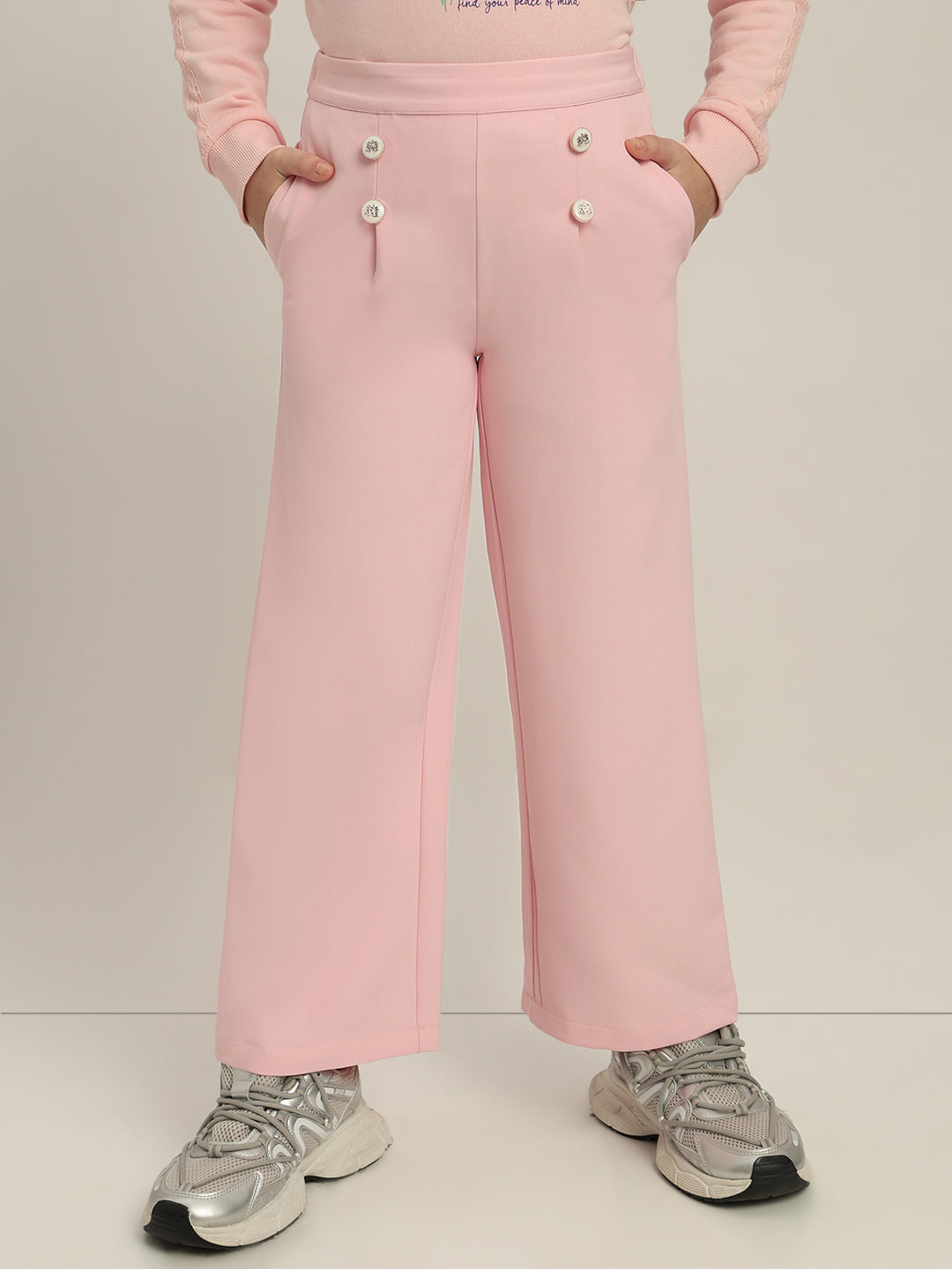GIRL Pink Flared Pants