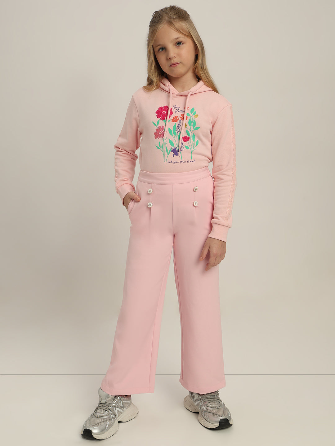 GIRL Pink Flared Pants