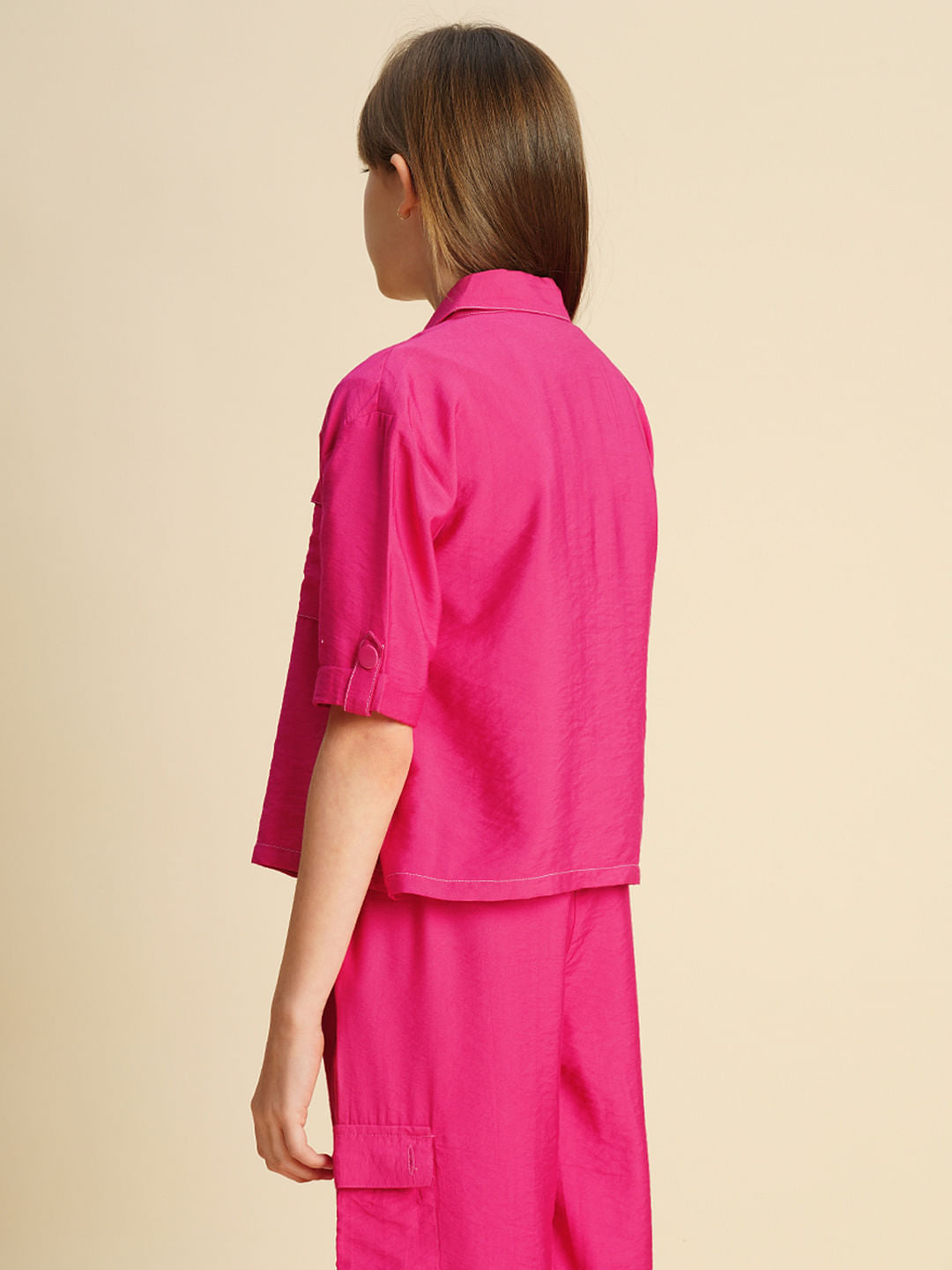 Girl Utility Co-Ord Set Shirt