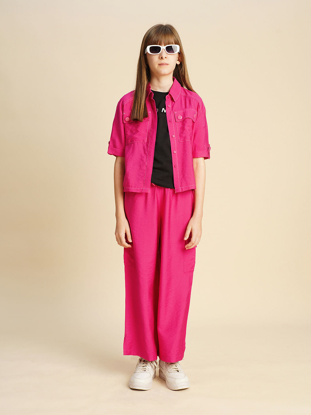 Girl Utility Co-Ord Set Shirt