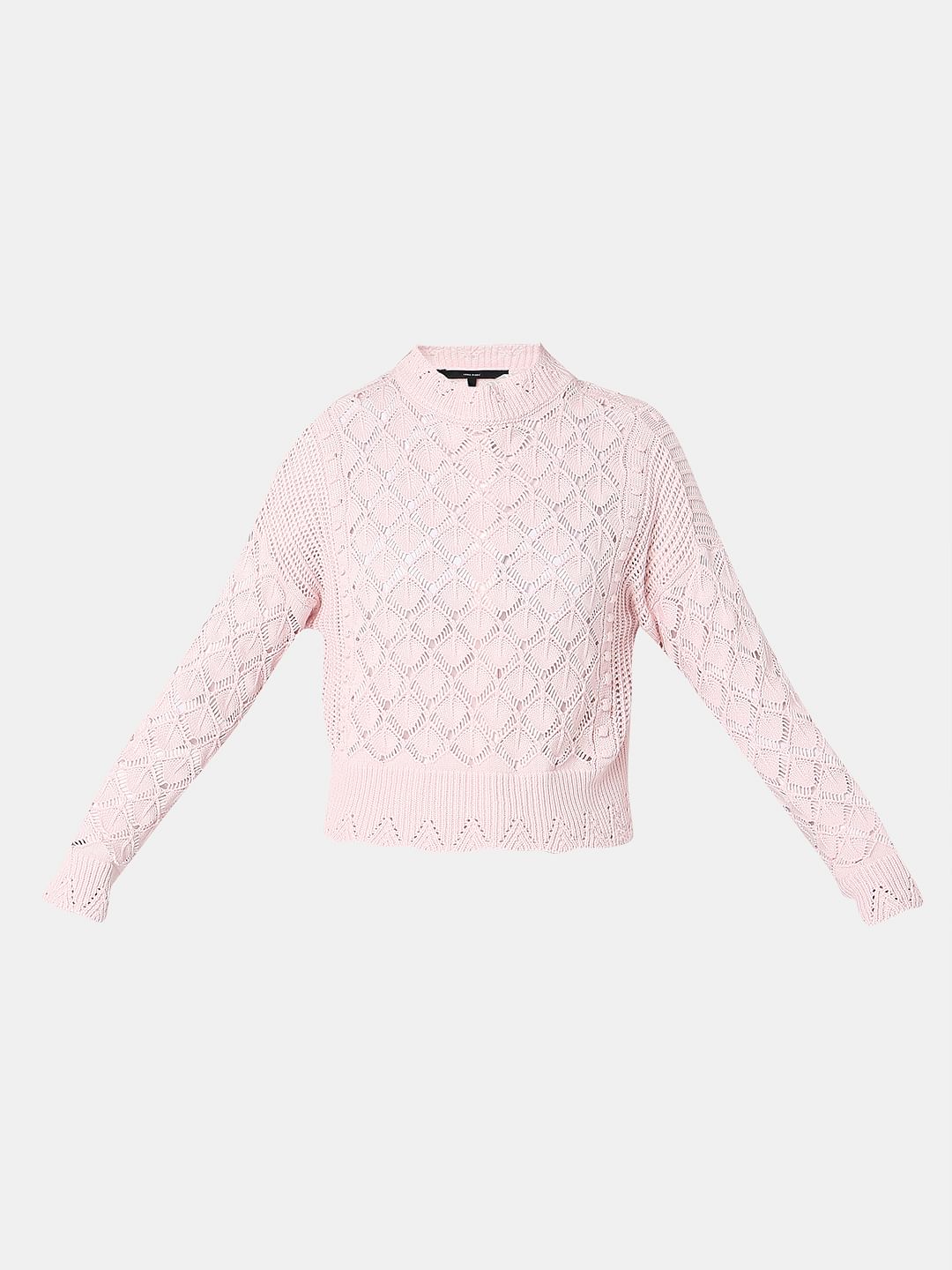 Soft Pink Knit Top