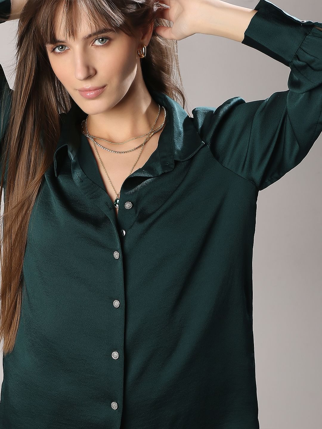 Dark Green Shirt