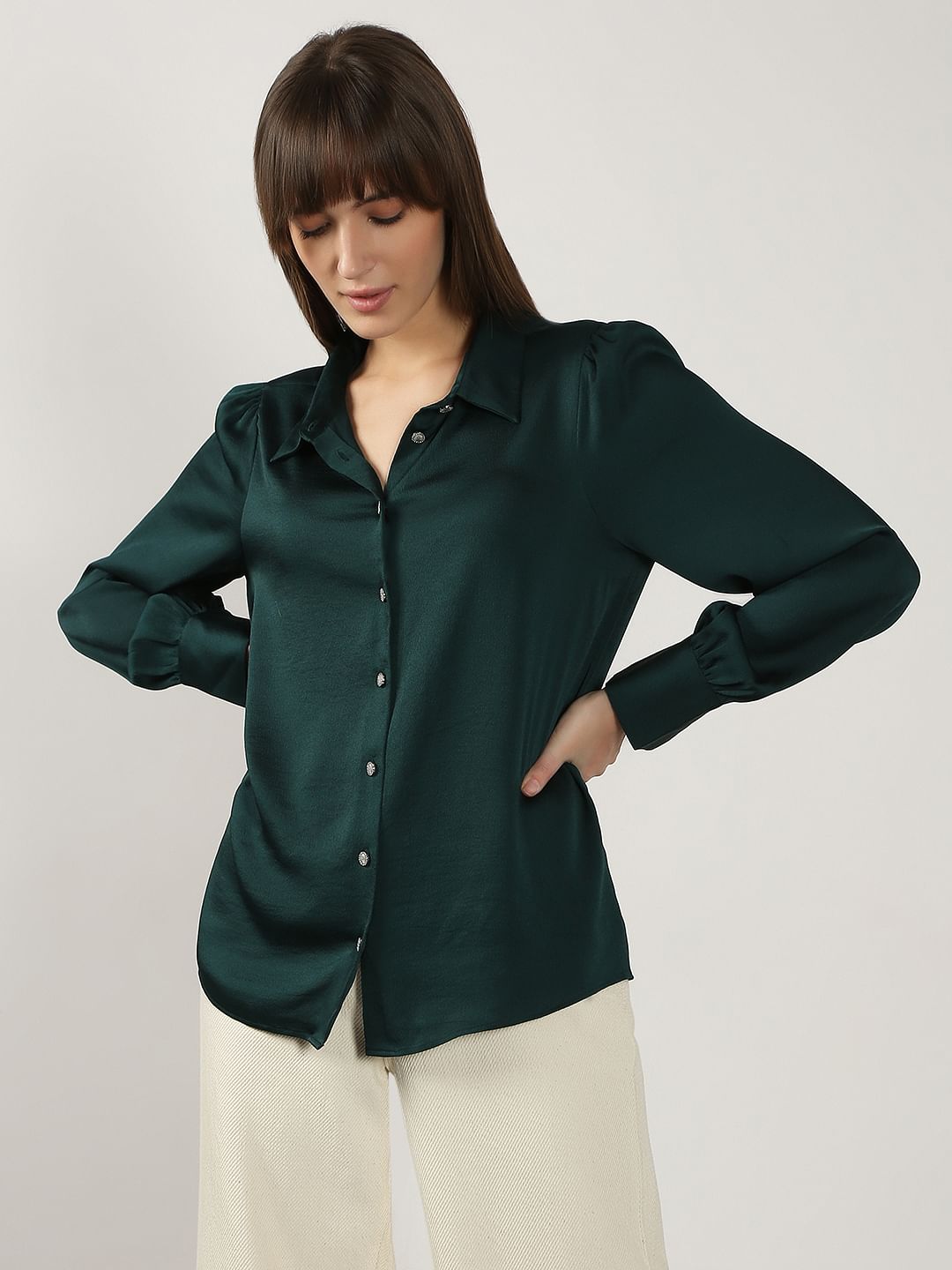 Dark Green Shirt