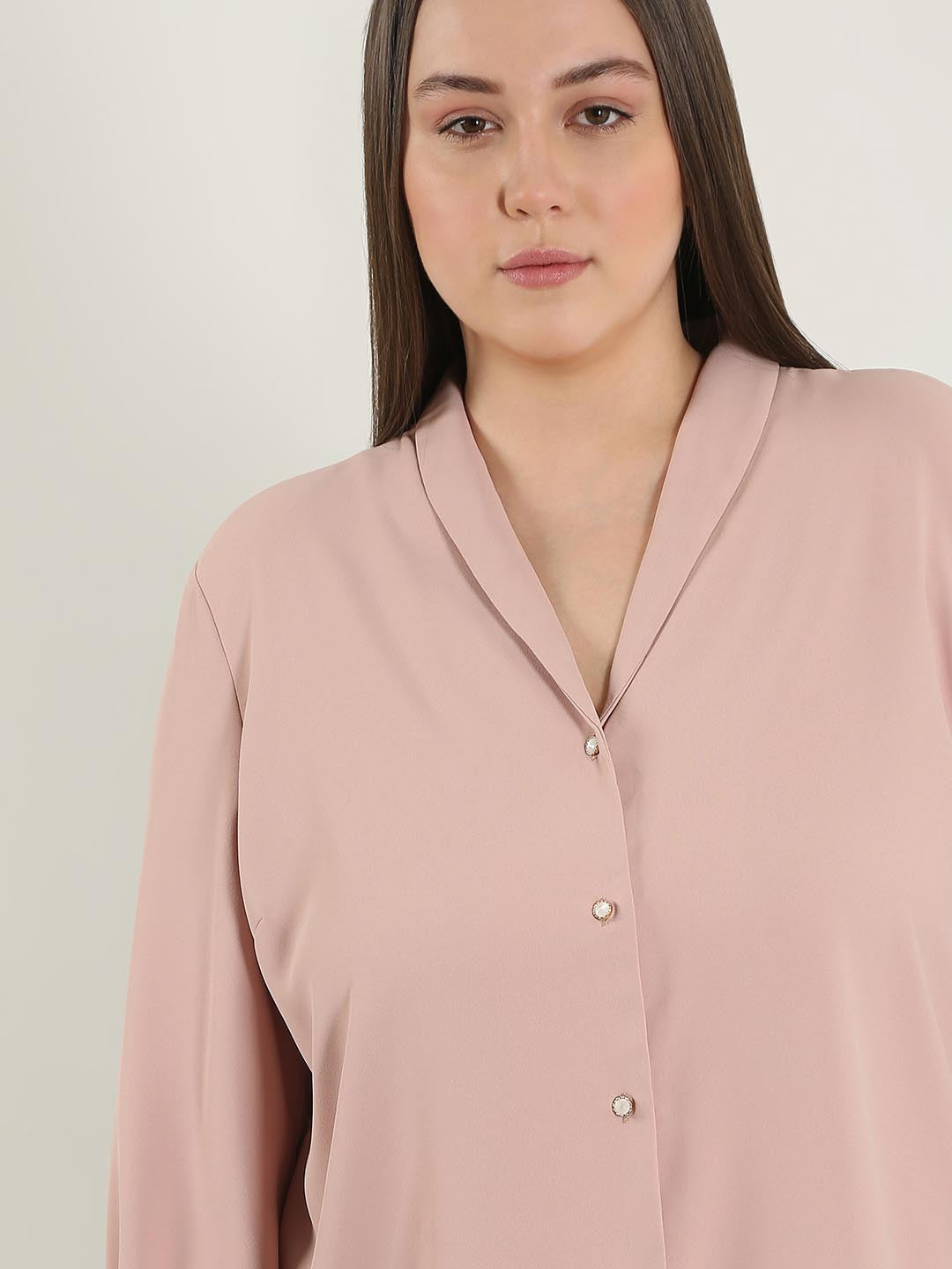 Vero Moda Curve Pink Shirt