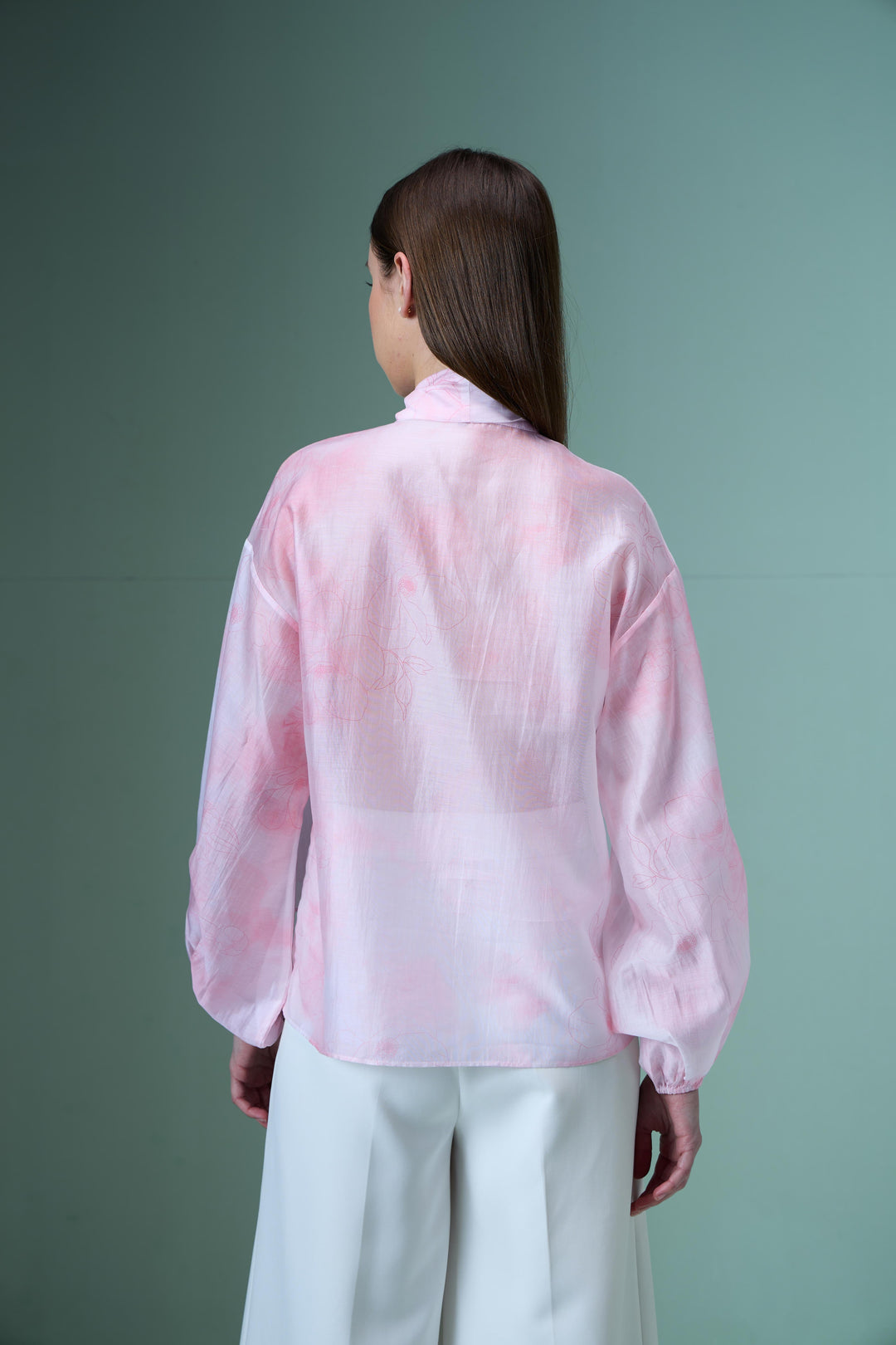 Vero Moda Pink Sheer Shirt