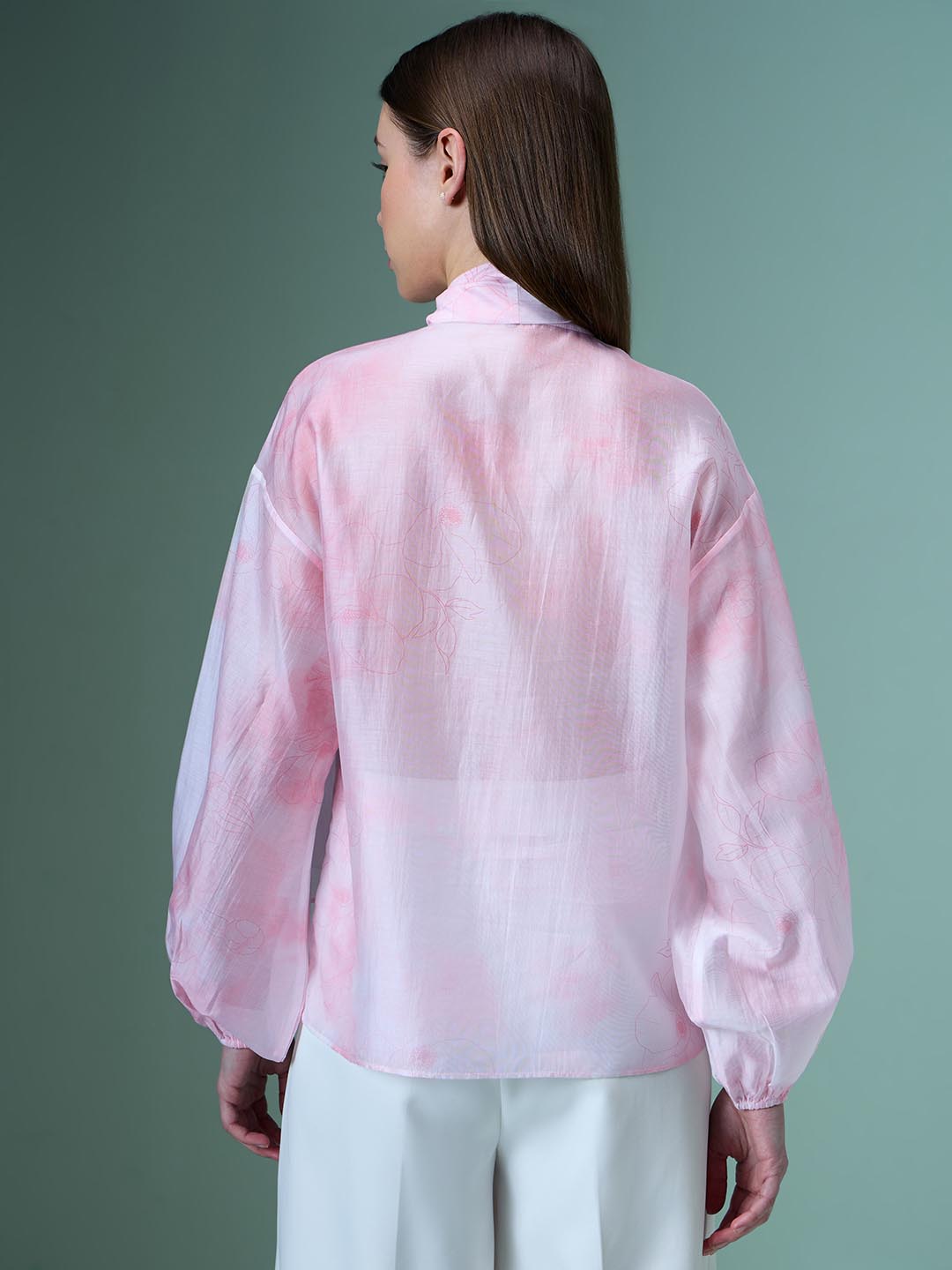 Vero Moda Pink Sheer Shirt