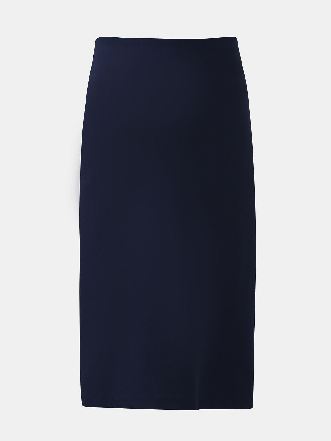 Navy Blue Midi Skirt