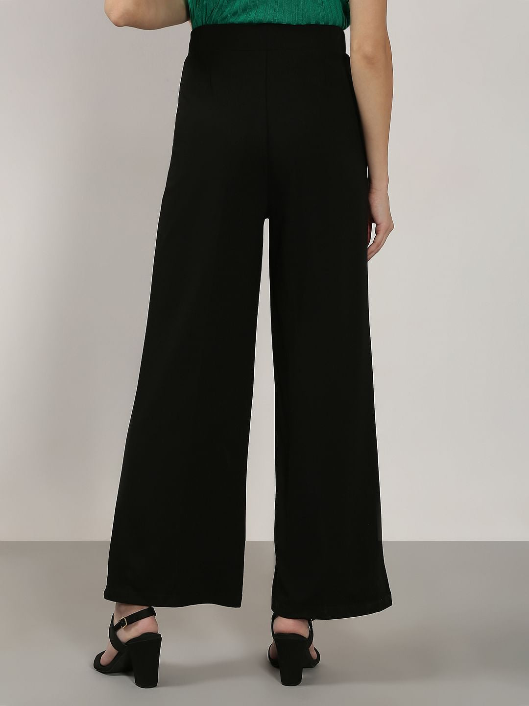 Black Flared Pants