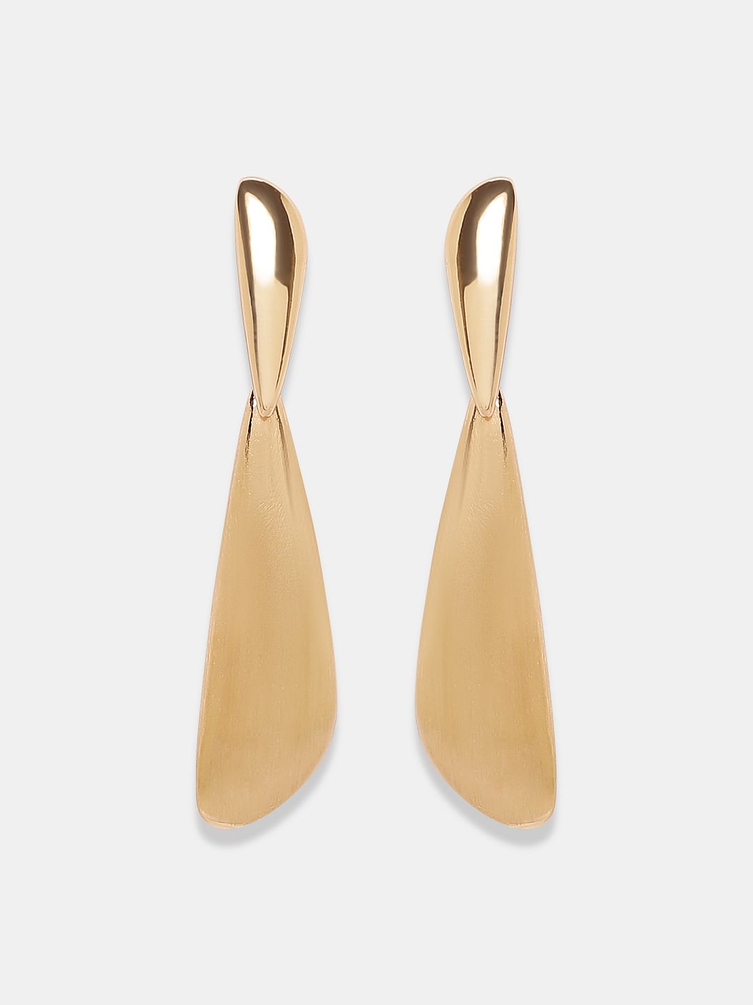 Gold Plated Drop Earrings