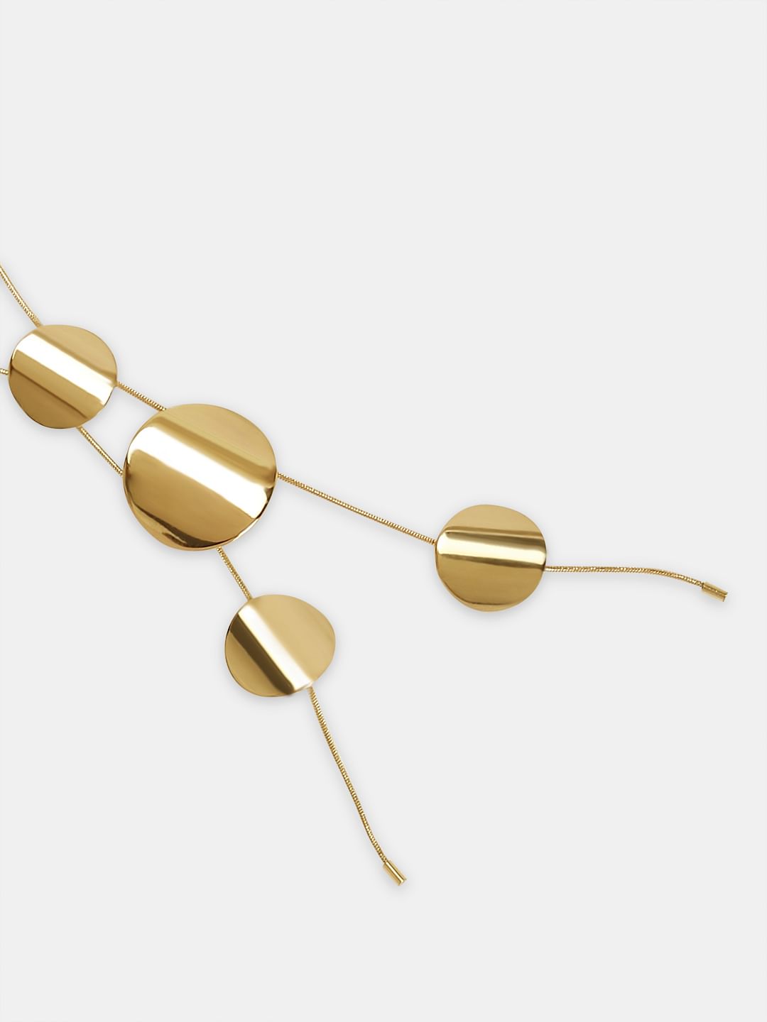 Gold Asymmetrical Necklace