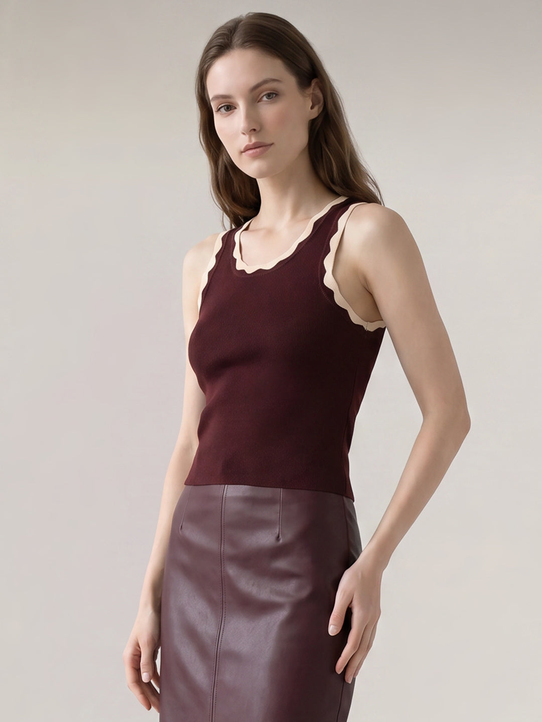 Ribbed Knit Top