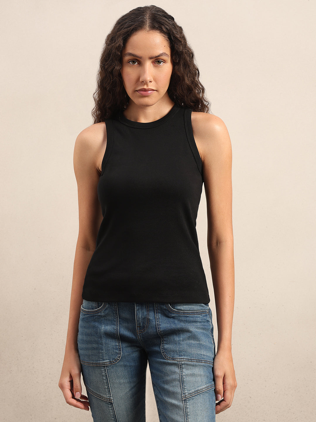 Cotton Sleeveless Top